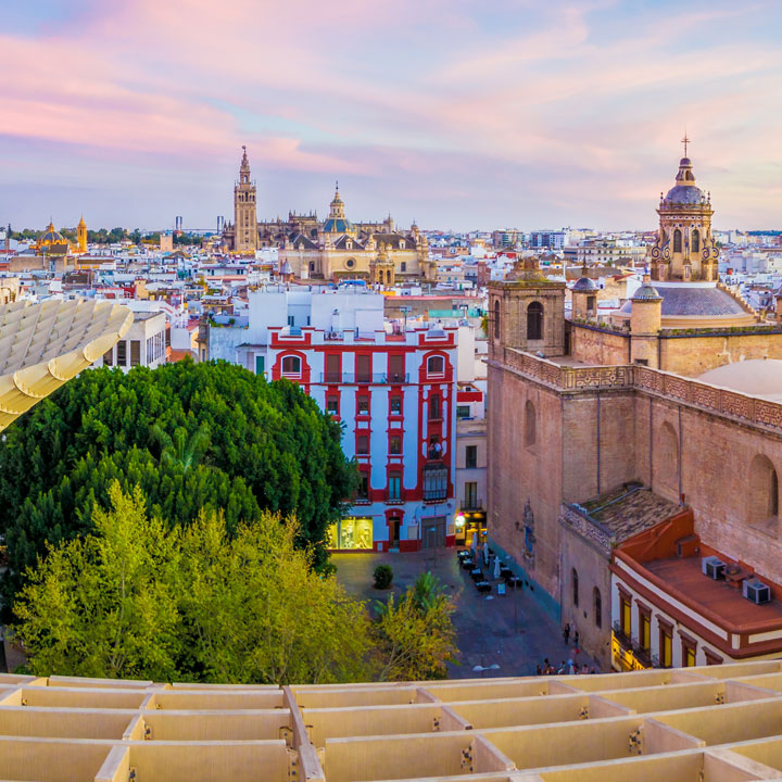 Panoramica de la Ciudad de Sevilla
